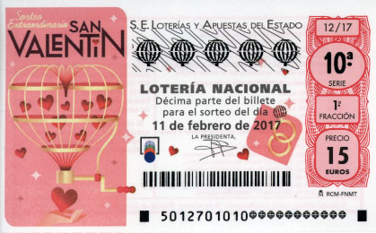 Sorteo Extraordinario San Valentin 